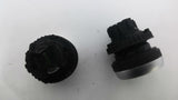 Green Flush Push Button Lot Of 2 1-1/4" Long 1-1/16" Wide