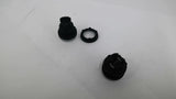 Green Flush Push Button Lot Of 2 1-1/4" Long 1-1/16" Wide