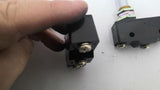 Omron Z-15GQB Panel Mount Plunger Switch 1/2AMP 125VDC Lot Of 2