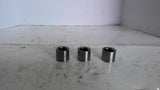 Bearing Steel Sleeve Stand Off Spacer 25 mm L 30 mm W 20 mm Bore lot of 3