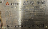 Teco AEEAHD 300HP 1800RPM 4P 3PH 460V 5007C AC Motor