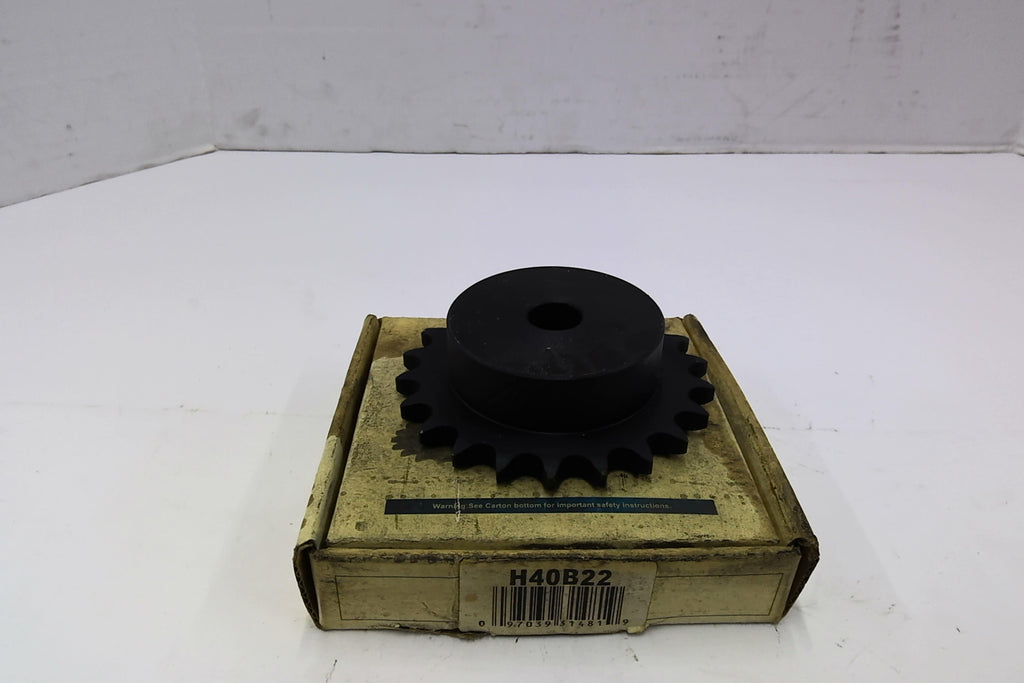 Tsubaki H40B22 Sprocket 40 Chain 22 Teeth Blank Bore