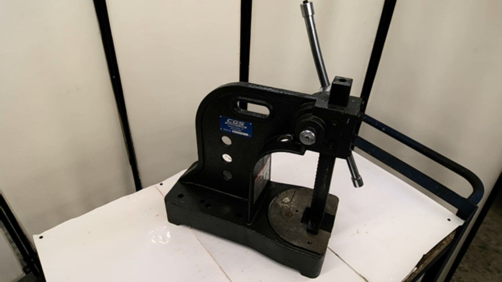 CGS Machine And Tool No. 2 Manual Cast Iron Table Top Arbor Press