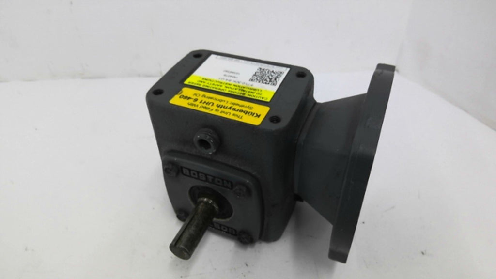 Boston F710-30K-B4-G1 Left Angle Gear Reducer 30:1 Ratio 0.2 Input HP