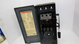 Square D D322N Fusible Safety Switch 240VAC 60AMPS 3-Pole Type 1 Enclosure