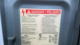 Square D D322N Fusible Safety Switch 240VAC 60AMPS 3-Pole Type 1 Enclosure