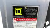 Square D D322N Fusible Safety Switch 240VAC 60AMPS 3-Pole Type 1 Enclosure