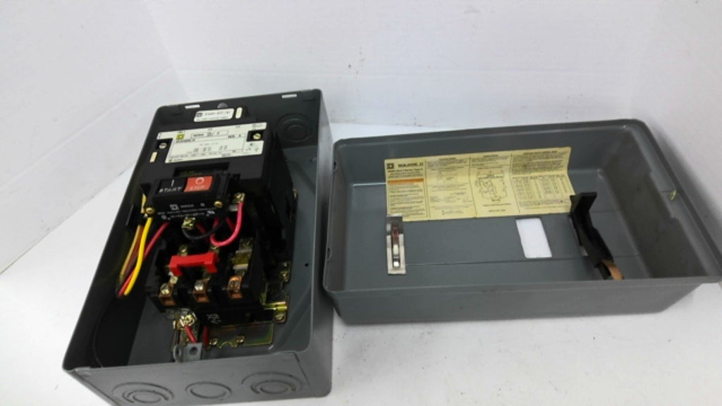 Square D 8536SDG1S NEMA Size 2 AC Motor Starter 600V 50/60HZ 25HP