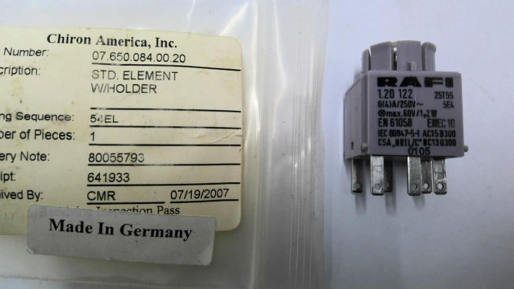 Rafi 1.20 122 ENEC 10 Contact Element with Holder