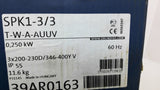 Grundfos SPK1-3/3 T-W-A-AUUV Pump 0.250KW 60HZ 346-400V 0.75AMP 1.2m3/h