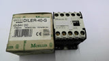 Moeller DILER-40-G Contactor Relay 600 Volts 10 Amp 24V DC Coil