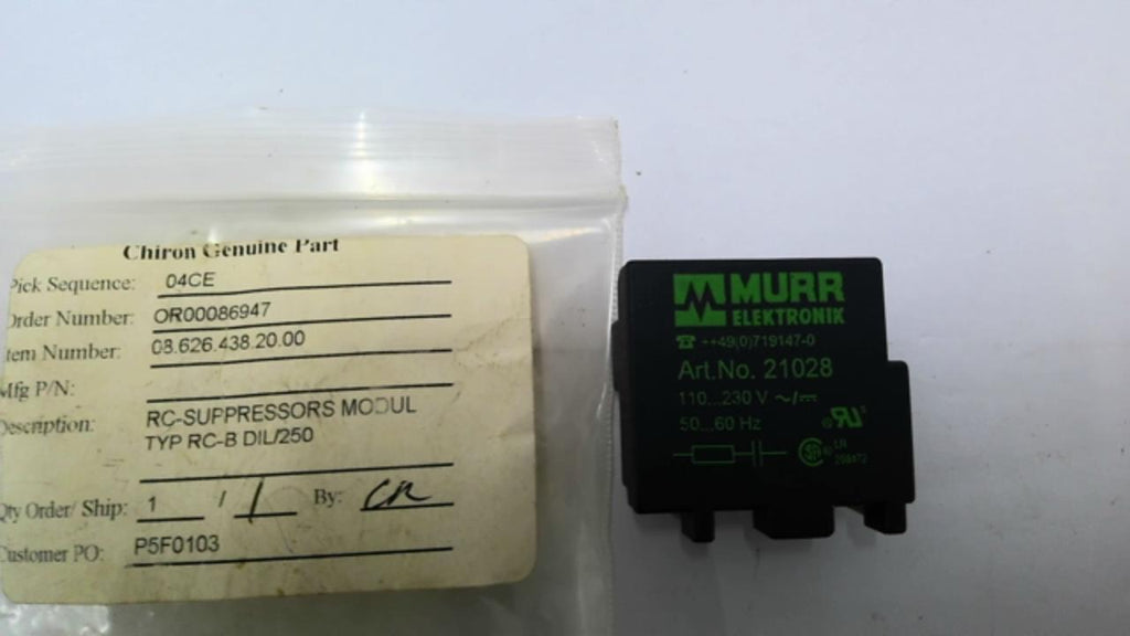 Murr Elekyronik TYP RC-B DIL/250 RC Suppressors Module