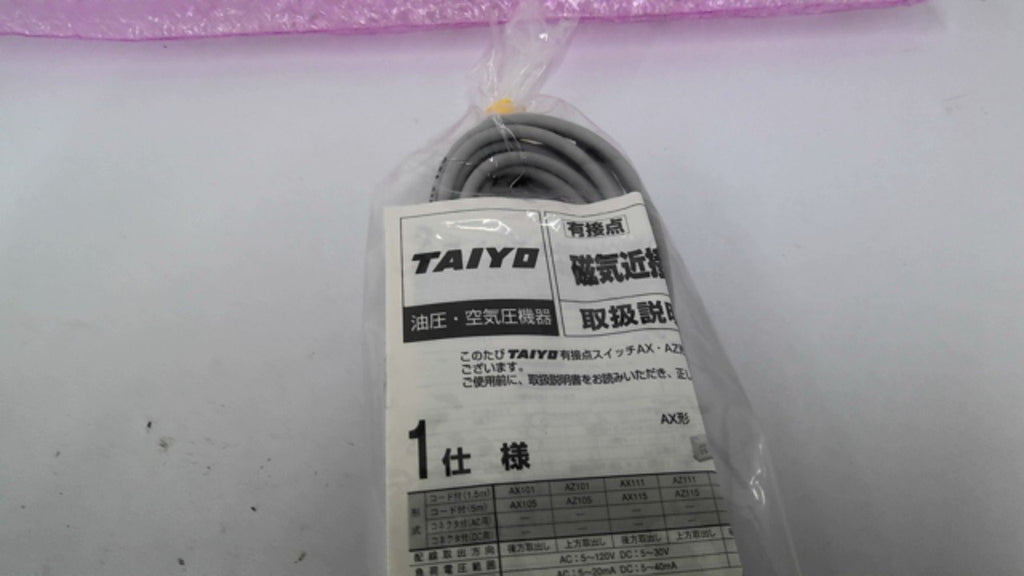 Taiyo AX115CE Industrial Magnetic Switches 5-120 AC Volts