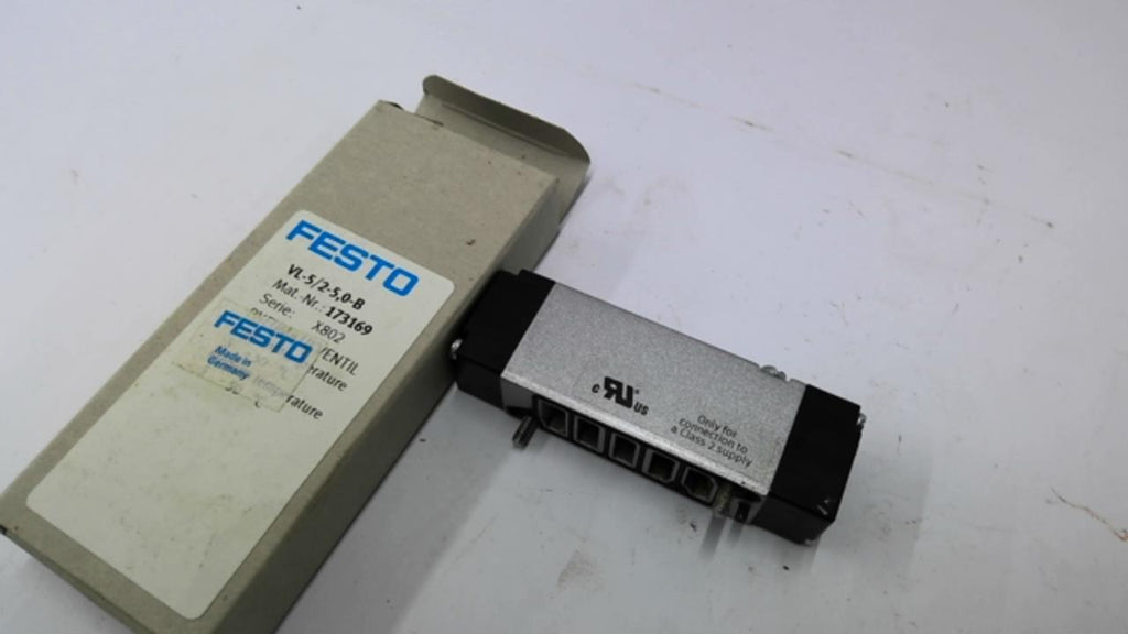 Festo VL-2/5,0-B Pneumatic Air Control 10 Bar
