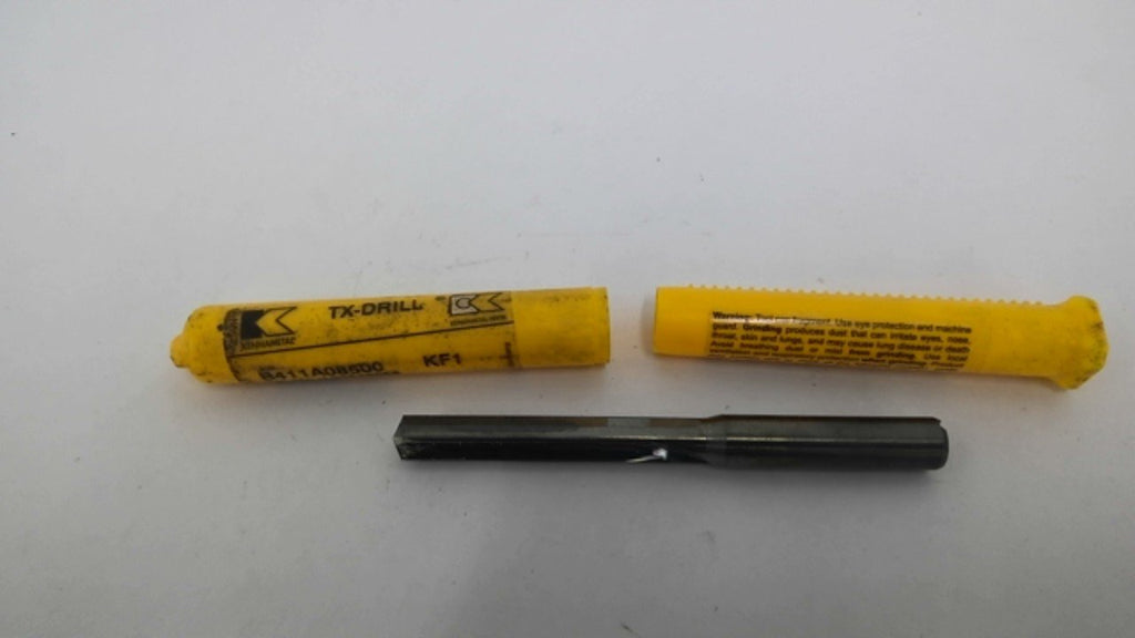 Kennamental B411A08500 TX-Drill Bits OAL 4" Drill Bit 1/4" Head 3/8"