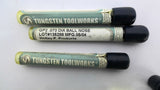 Tungsten Toolworks GP2 .073Diameter Ball Nose Drill Bits Lot of 4