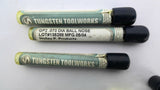 Tungsten Toolworks GP2 .073Diameter Ball Nose Drill Bits Lot of 4