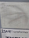 Hammond 25 KVA Transformer 24/480 Pri 120/240 Sec Single Phase