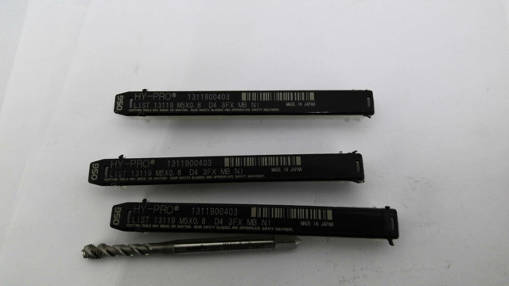 OSG Hy-Pro 1311900403 M5X0.8 D4 Drill Bit Lot Of 3