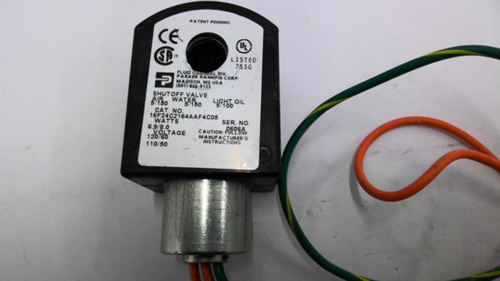 Parker Hannifin 16F24C2165AAF4C05 Solenoid Coil 120/60 -110/50 V