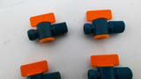 Loc-Line 1/4" Male NPT Flow Control Valves Lot Of 4
