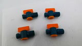 Loc-Line 1/4" Male NPT Flow Control Valves Lot Of 4