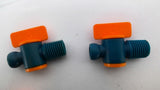 Loc-Line 1/4" Male NPT Flow Control Valves Lot Of 4