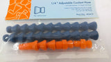 Loc-Line 40413 Adjustable Coolant Hose ID 1/4" Length 13" W/Fittings
