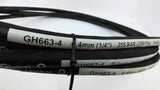 Aeroquip GH663-4 1/4" Hydraulic Hose 255 BAR 3700PSI Length 14'