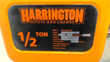 Harrington NER005L 1/2Ton Electric Chain Hoist 3/4Hp 15Fpm 3Ph 208-230-460V 60Hz