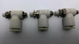 Smc AS SEries Pneumatic Speed Controller Set Of 3
