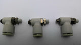 Smc AS SEries Pneumatic Speed Controller Set Of 3