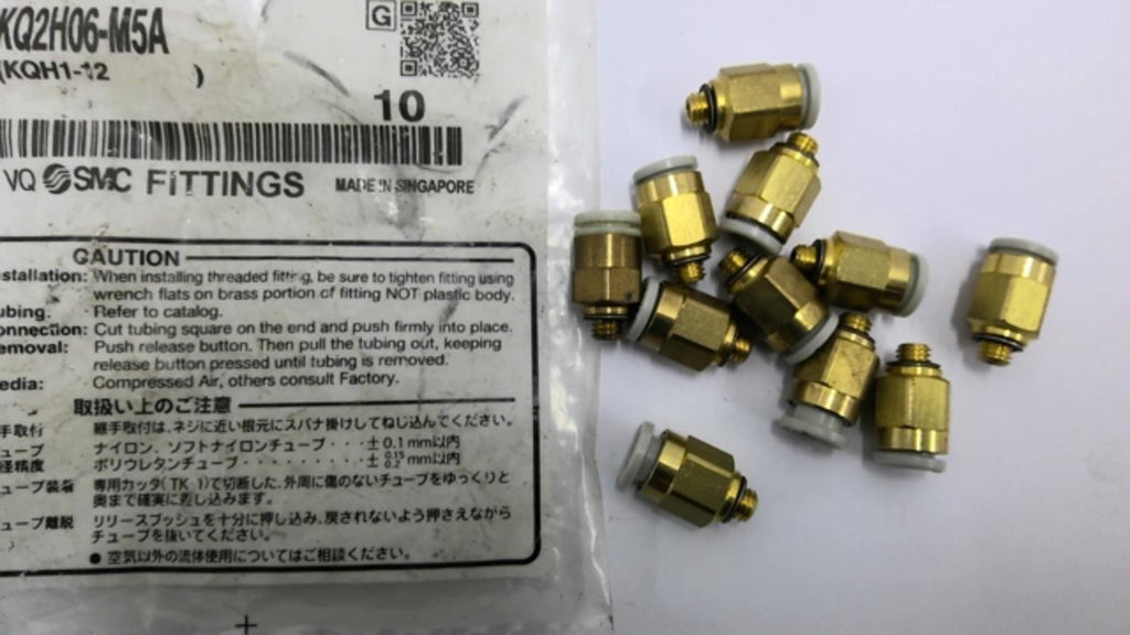 SMC KQ2H06-M5A Pneumatic one Touch Fitting Set Of 11