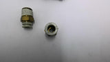 Smc Pneumatic Push Connector 1/4 Bore Set Of 4