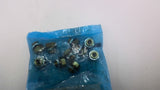 SMC M-53 Brass Bulkhead Fitting Pack of 10