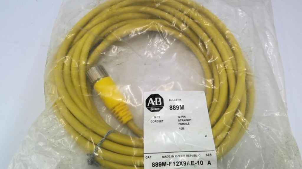 Allen Bradley 889M-F12X9AE-10 Cord Set 12 Pin Straight Female