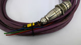 TKD 2446 1X2X0.25mm Cord 26' Long with 8 Pin Plug