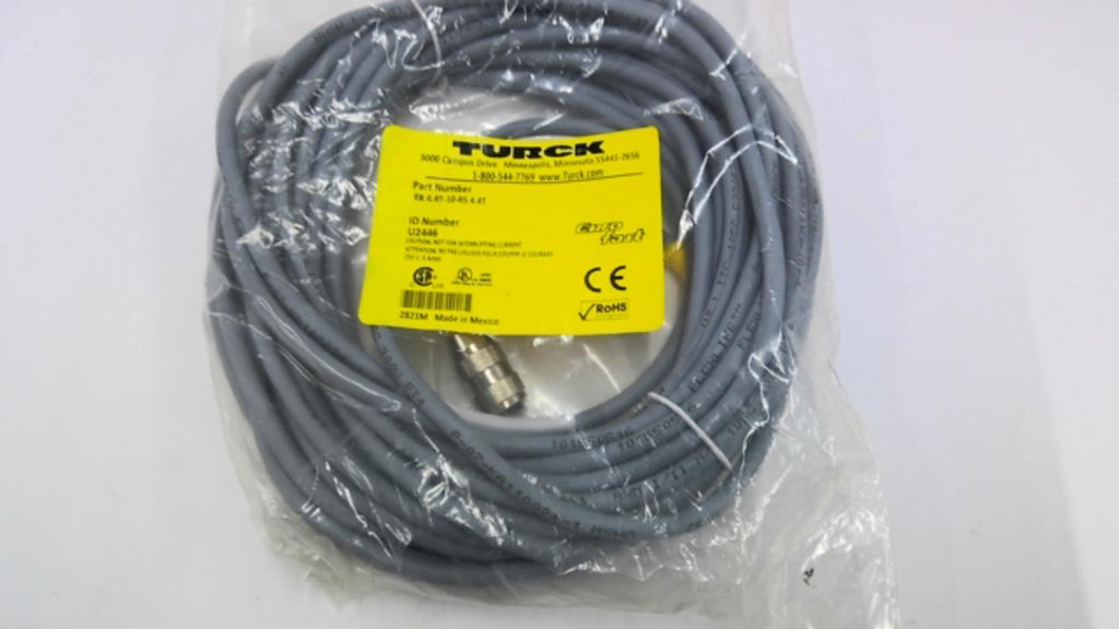 Turck RK 4.4T-10-RS 4.4T Eurofast Molded Cord set U2446