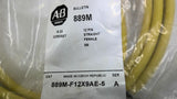 Allen Bradley 889M-F12X9AE-5 M23 12 Pin Straight Female Cord Set 5M