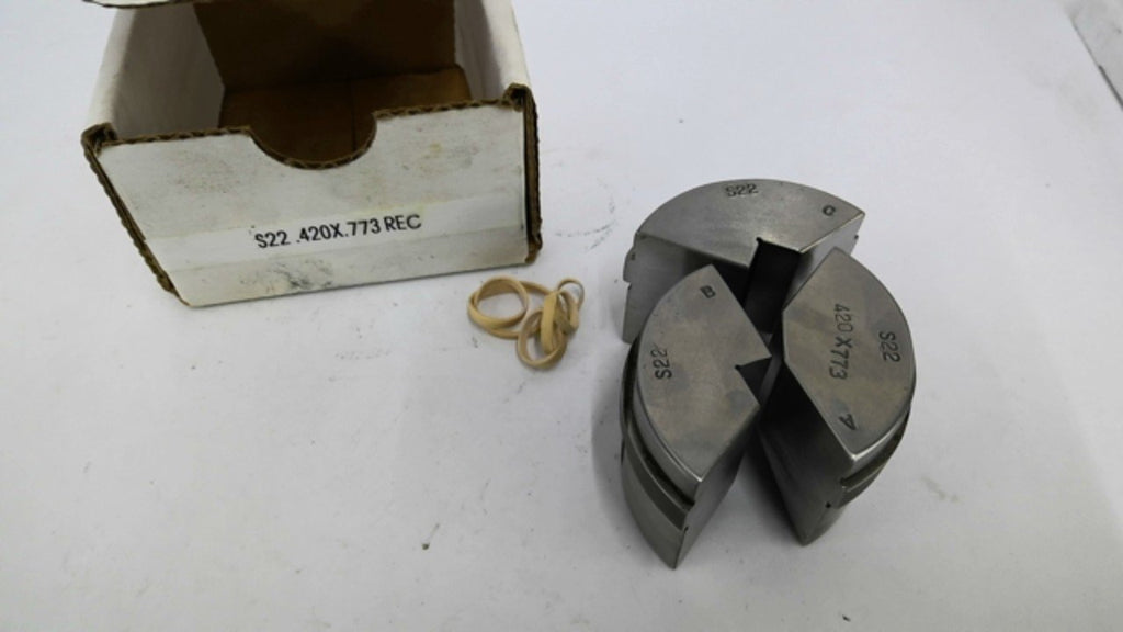 Hardinge S22 422X773 Lathe Collet Pads 3 Per Box