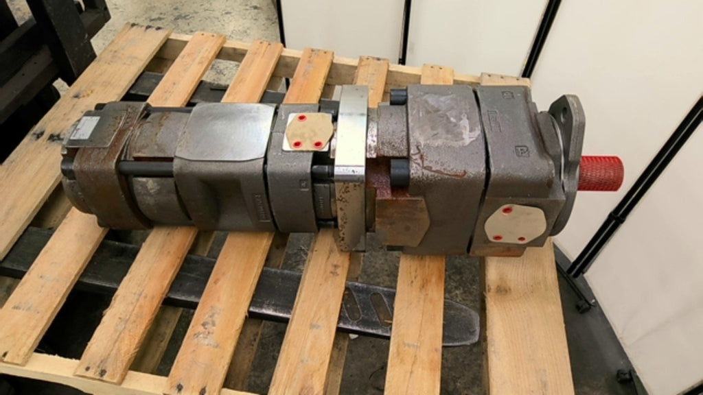 Bucher QXB1-315/62-125/63-125 R310-8 Triple Hydraulic Gear Pump