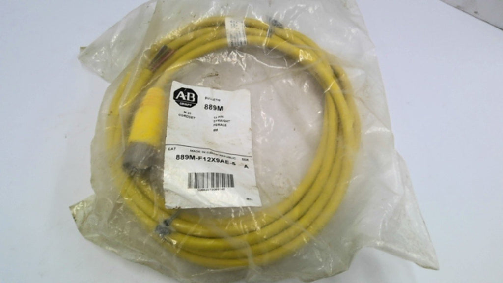 Allen Bradley 889M-F12X9AE-5 Cord Set