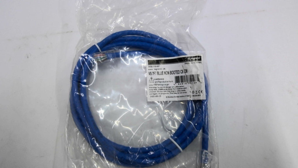 Legrand VSN 7 FT Blue Non Booted C6 CM Cables Lot OF 12