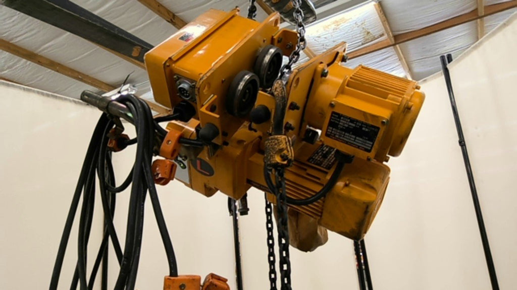 Harrington ER1A-386 1/2Ton Electric Chain Hoist With Motorized Trolley