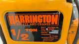 Harrington ER1A-632 1/2Ton Electric Chain Hoist .9Kw 208-230/416-460V 3Ph 60Hz