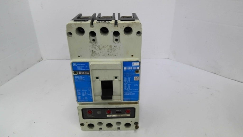 Westinghouse KD3400F KD 35K 3-Pole Circuit Breaker 400AMPS 600VAC