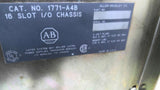 Allen Bradley 1771-A4B 16 Slot I/O Chassis 5.25 VDC 16.0AMPS