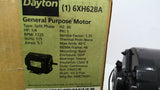 Dayton 6XH62BA 1/4HP Split Phase Motor 1800RPM 4 Pole Single Phase 48 Frame