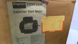 Dayton 5K989C Capacitor Start 1/4HP AC Motor 1800RPM 4 Pole Single Phase FR 48