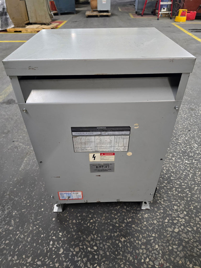 Siemens 3F3T045F 45 KVA Transformer 480 Pri 208/120 Sec 3 Phase